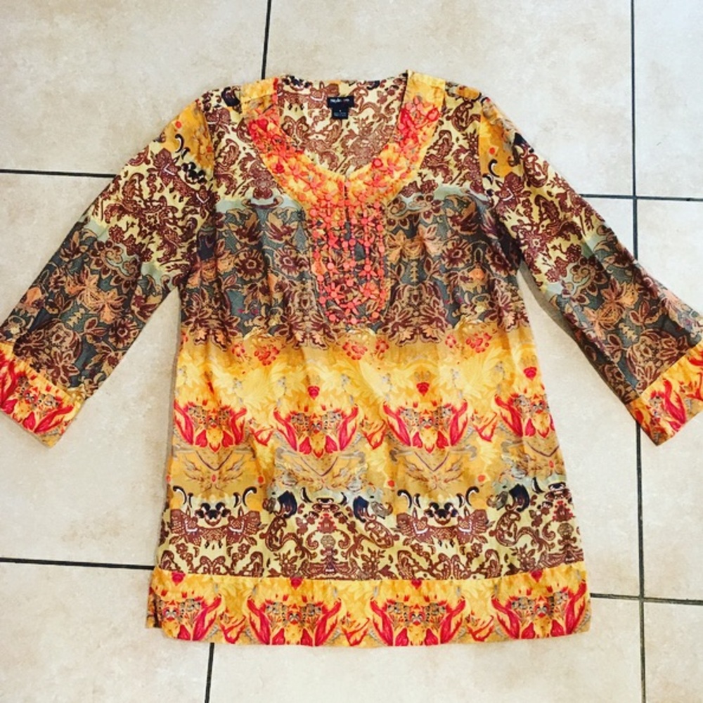 Boho tunic top